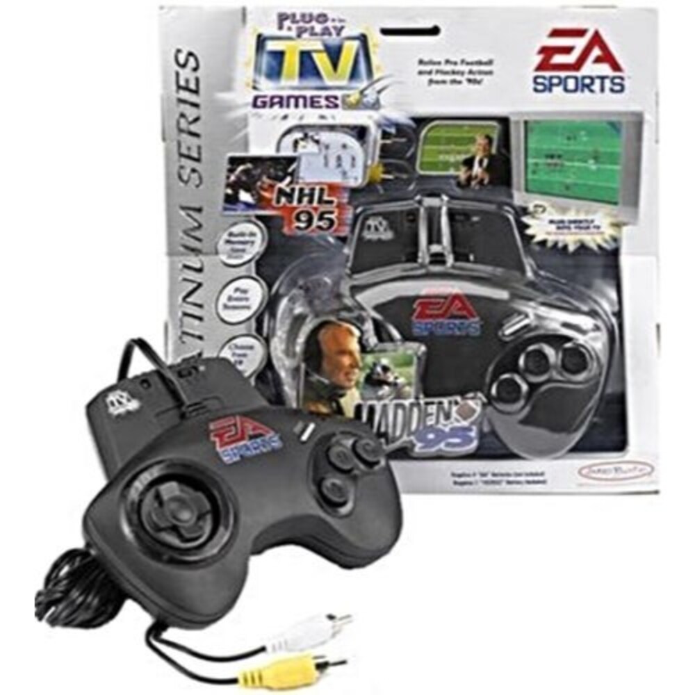 2 Games Plug - N - Play: NHL 95 & Madden 95 [720634580197] EA Sports Ages 5 & Up